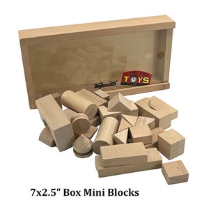 Mini Wood Building Blocks Timeless Toys