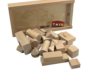 Timeless Toys Mini Wood Building Blocks