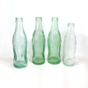 Coca Cola Bottle Collector Set of 4 Vintage