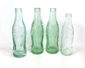 Coca Cola Bottle Collector Set of 4 Vintage