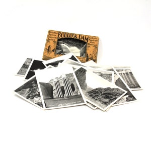 Carte postale miniature Boulder Dam 1931 folio de 18 exemplaires