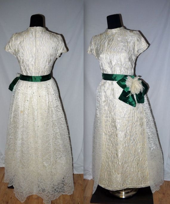 Nuptials .... vintage 60s wedding dress / 1960s b… - image 2