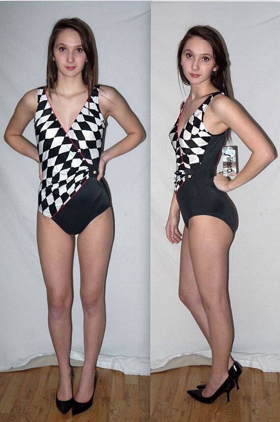 Hot spot ... Vintage 70s 80s Sirena swimsuit / ba… - image 3