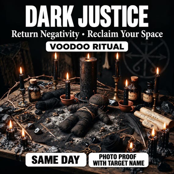 Dark Justice Spell, Karmic Payback, Hex Reversal & Negativity Return