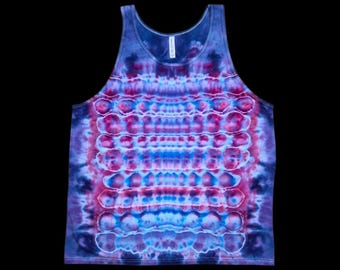 Cosmic Egg Tie Dye Tanktop — Unisex XL Uniek exemplaar