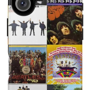 Beatles-Inspired Phone Case, Tough Cases for Music Lovers, Vintage Album Art, Unique Gift for Fans, Cell Phone Cover