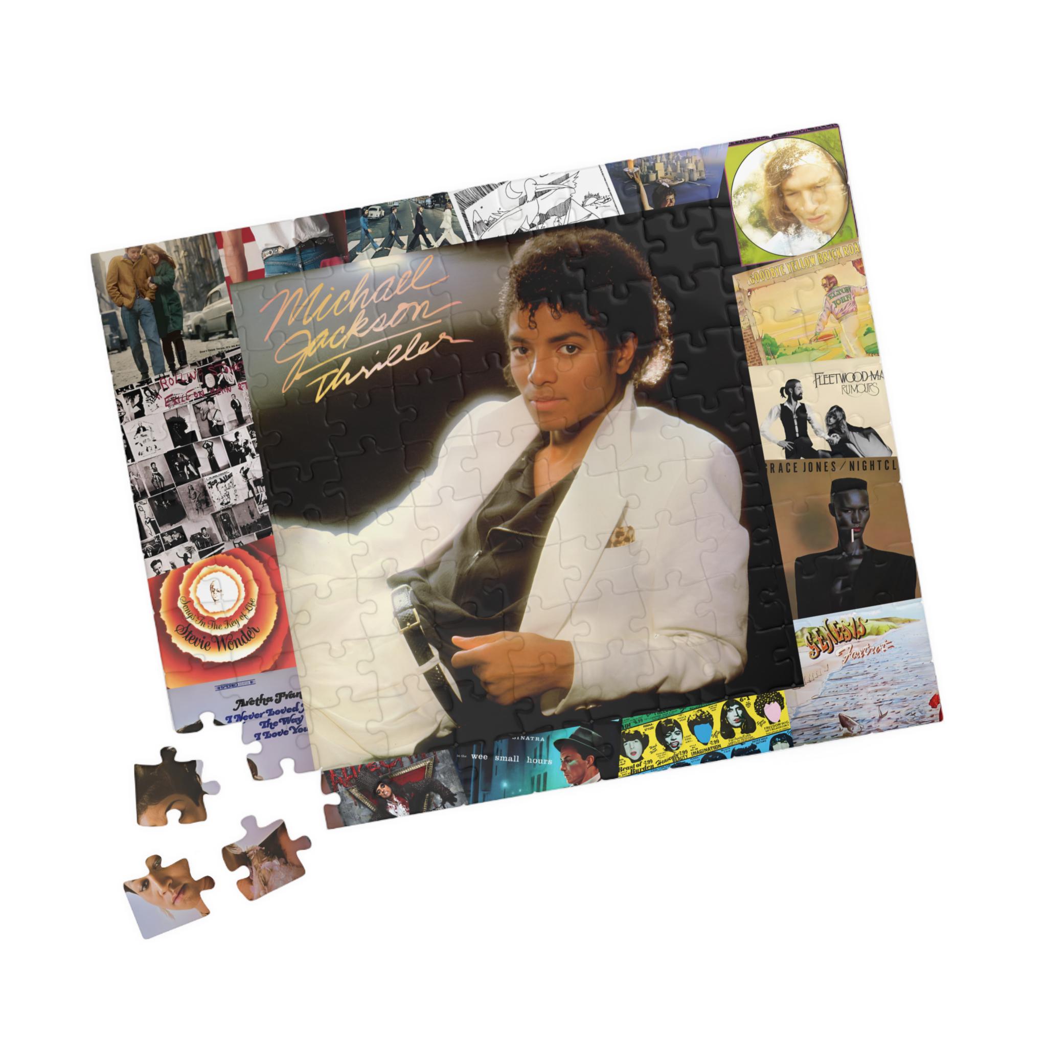 Michael Jackson's Thriller Album Cover Jigsaw Puzzle: Rebuild the