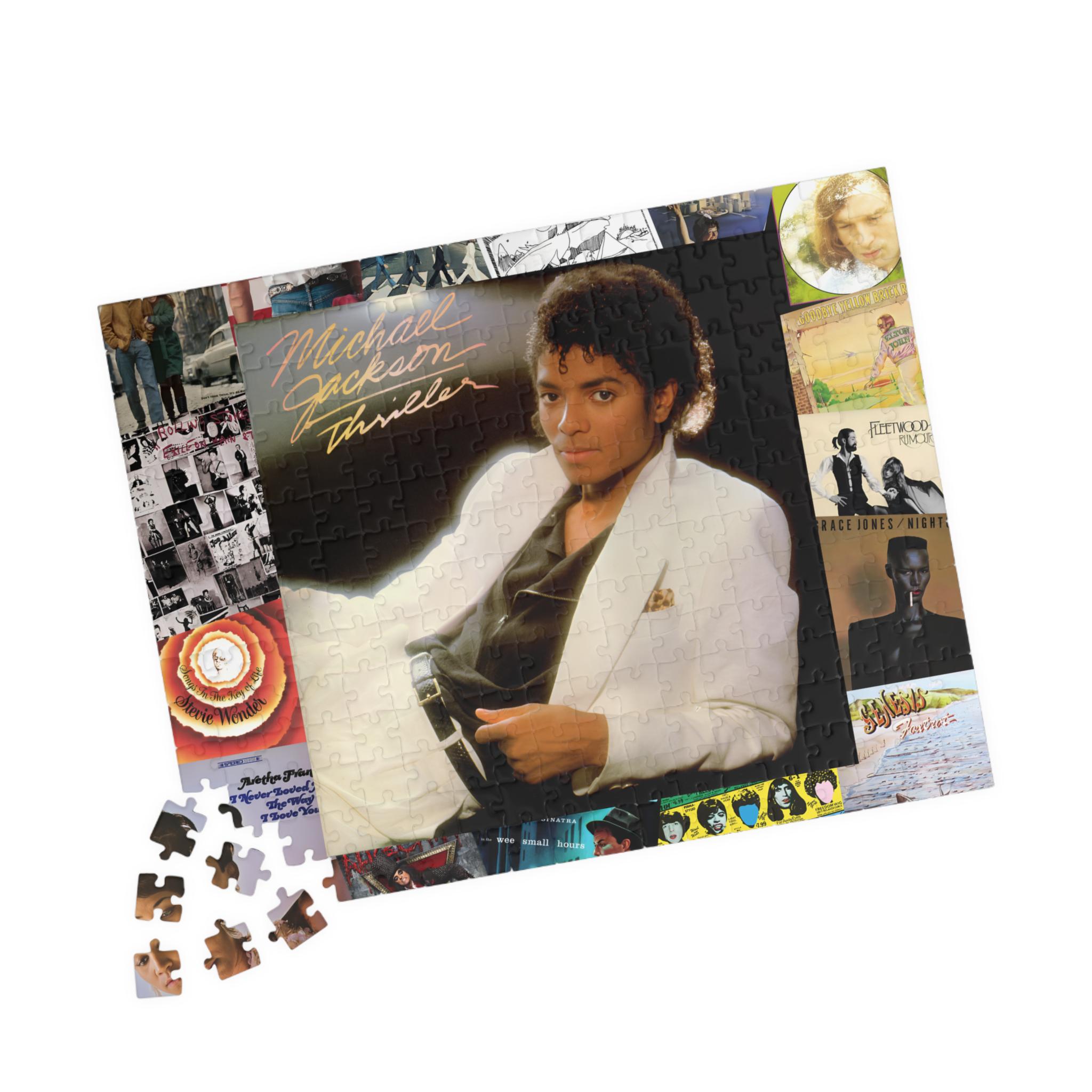 Michael Jackson's Thriller Album Cover Jigsaw Puzzle: Rebuild the