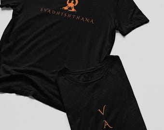 Svadhisthana Chakra Shirt, Sacral Chakra Tee, VAM Mantra Shirt, Swadhisthana Yoga T Shirt, Meditation Gift, yoga teacher gift