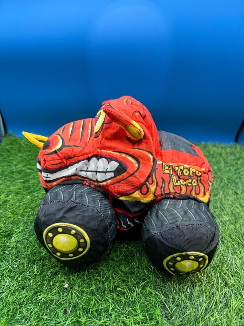 Lote de 5 peluches suaves de Monster Jam Monster Trucks imagen 7
