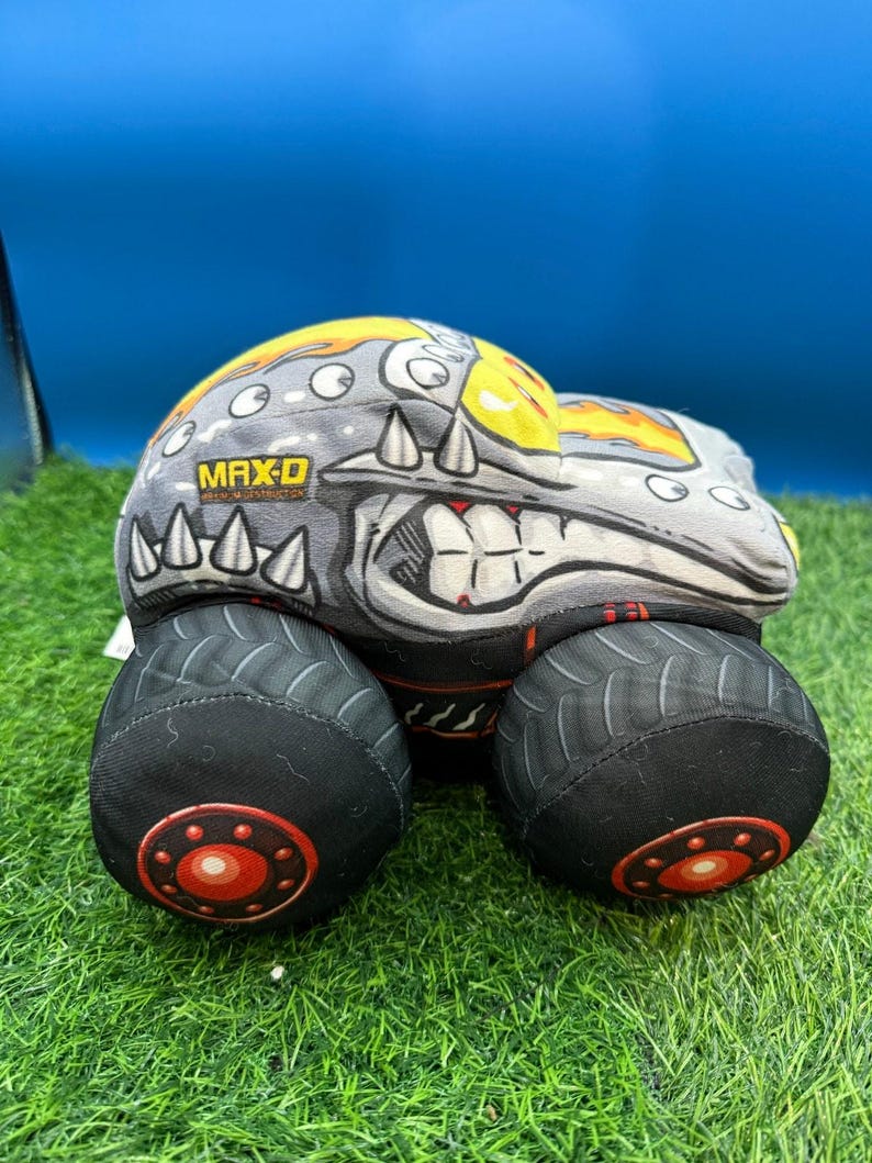 Lote de 5 peluches suaves de Monster Jam Monster Trucks imagen 6