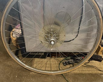 Shimano 600 27” Road Bike Rim – 6-Speed Freewheel – Silver