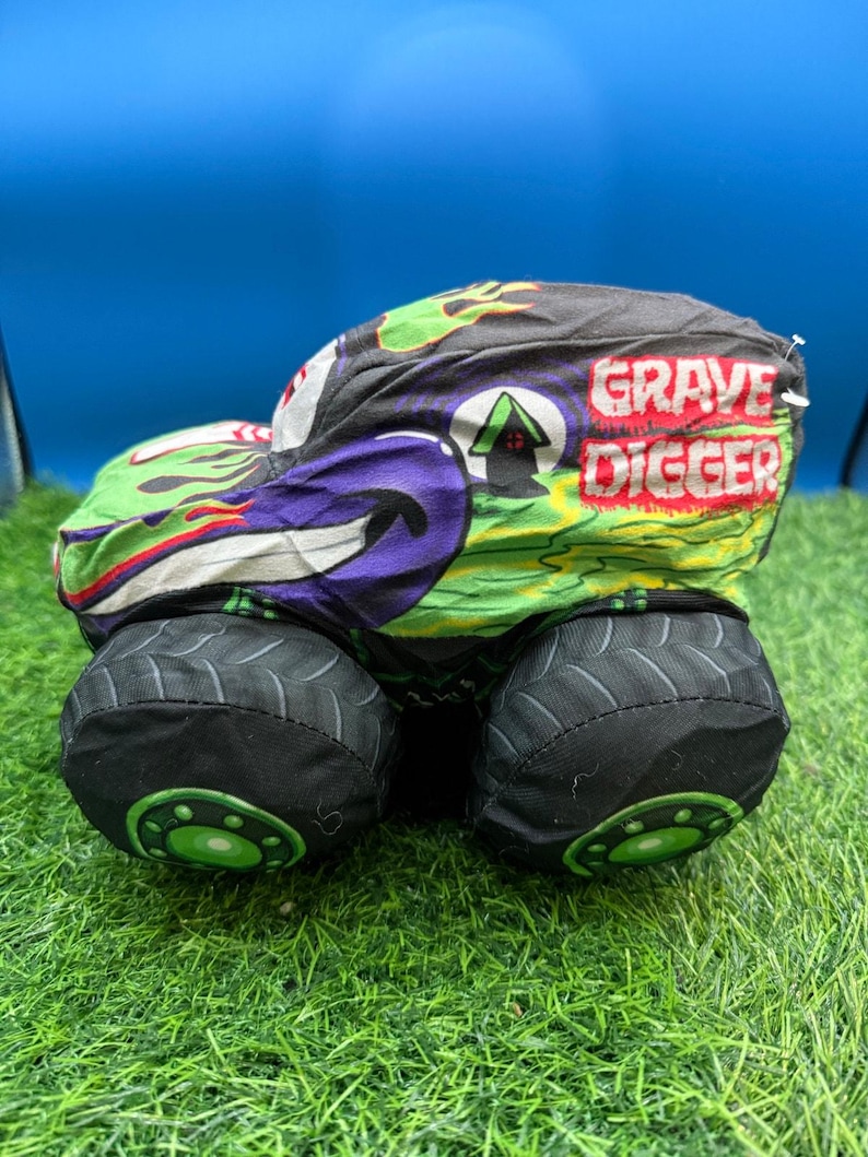 Lote de 5 peluches suaves de Monster Jam Monster Trucks imagen 4