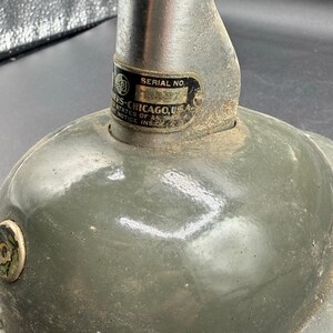 Vintage 1940's Shure Brothers 708SH microphone with S36 model stand image 8