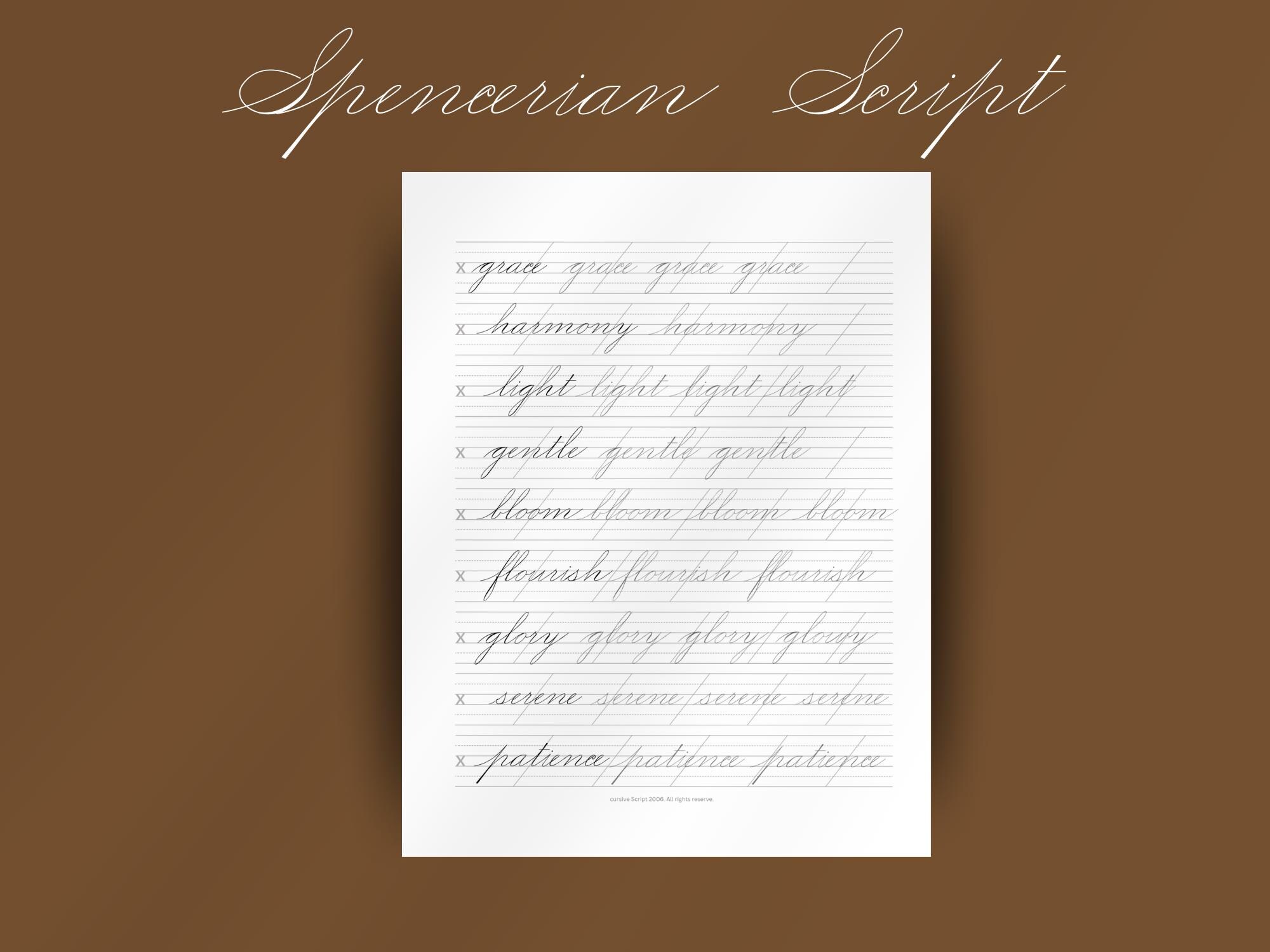 Old Money Beautiful Cursive Handwriting Practice Worksheets for Teens ...