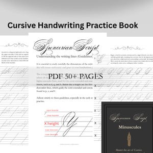 Spenceriaans cursief handschriftoefening pdf kleine letters Instant download werkbladen Afdrukbaar