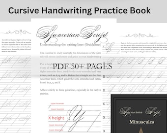 スペンサー体筆記体練習用PDF小文字ワークシート（印刷可能）PDF