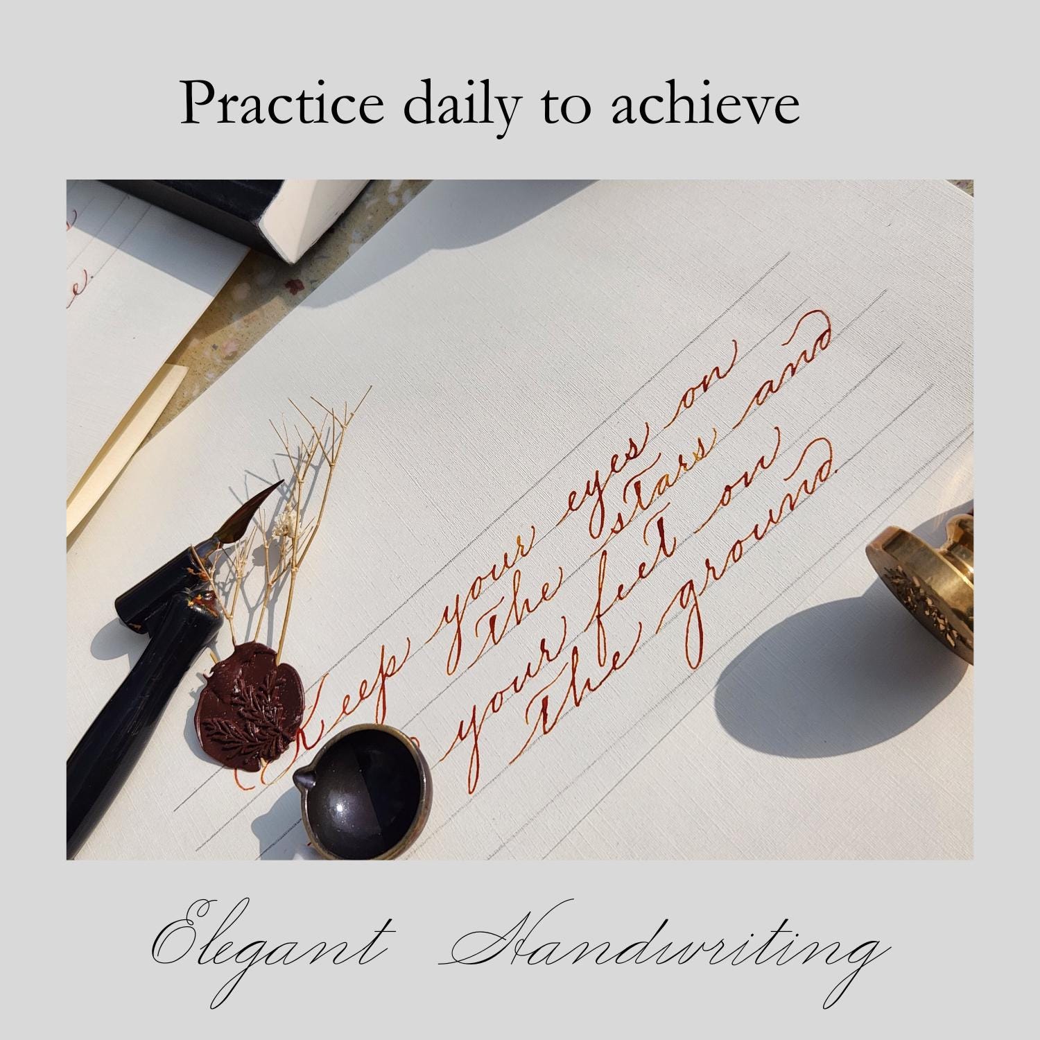 Practice With Words | Cursive Handwriting Tracing Sheets | Spencerian ...