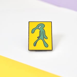 Bold and Brash Enamel Pin - lapel badge pop culture - SpongeBob squarepants nickelodeon design 90s cartoon gift