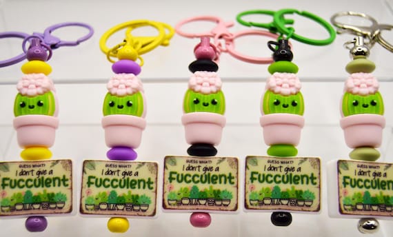 F***ulent Keychain: Sarcastic Succulent