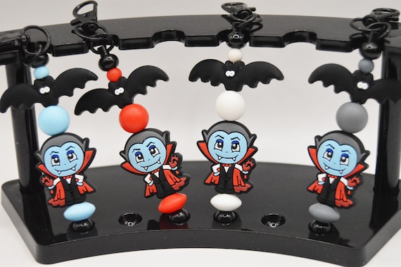 Adorable little Vampire Key Chain, Halloween, gift, silicone, funny, cute, goth