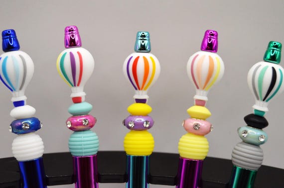 Hot Air Balloons on Electroplated Pens