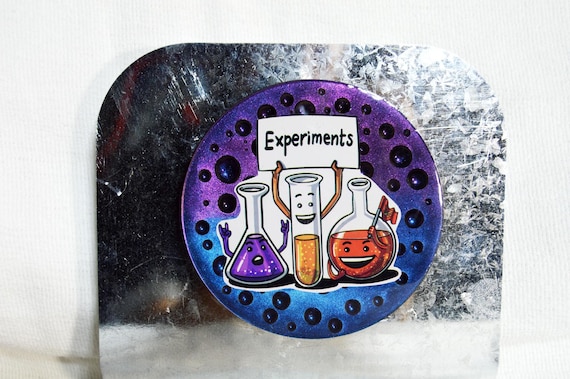 Science Magnets, Refrigerator, Locker, Desk, Lab, Scientist, Lab, Gift, Cute