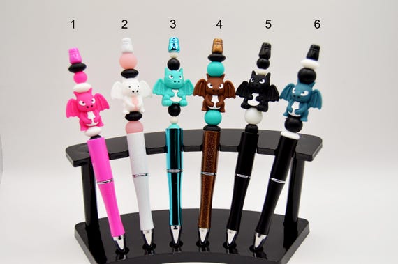 Dragon Bead Pen: Black Ink with 2 Refills