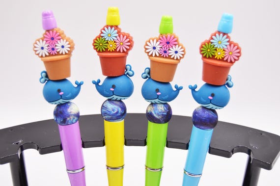 Flower pot with Whale Pen, Science Fiction, Guide, Galaxy, Hitchhiker, Space, Improbable