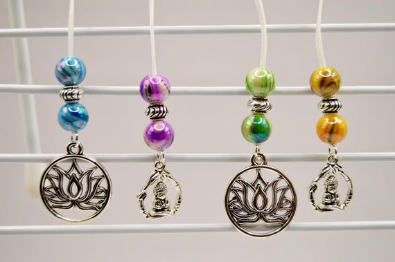 Buddha or Lotus Phone Charms with choice of dust plug