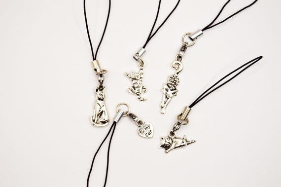 Cat Phone Charms, different styles, cute gift for cat mommas