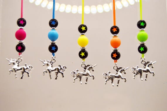 Unicorn and Stars Phone Charms including your choice of Dust Plug!