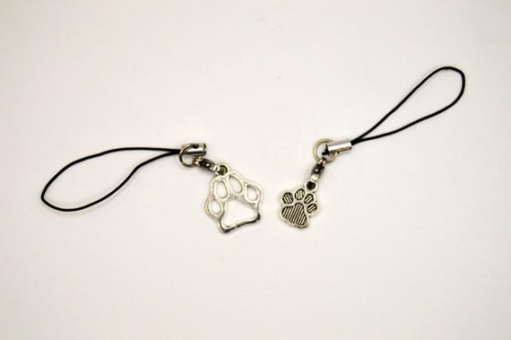 Dog or Cat Paw Phone charms, fur baby, dog mom, cat mom, Dog Daddy