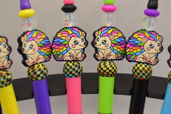 Rainbow Hedgehog Pens with refills