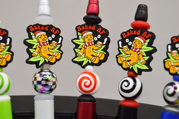 Baked Gingerbread Man Pen, funny gift, Holiday