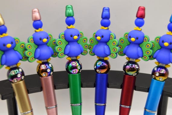 Peacock Pens with bling!