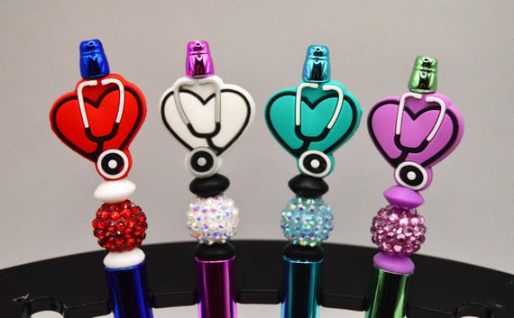 Stethoscope Heart Pens, Nurse, Doctor, medical staff