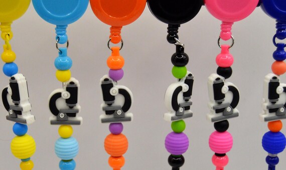Microscope Badge holder for lab techs and scientists