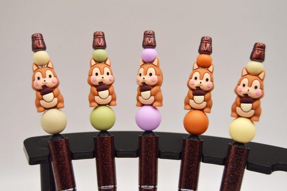 Pretty Fall Squirrel Pens, Forest, Animal, Fall, Autumn, seasonal pen, gift for collector