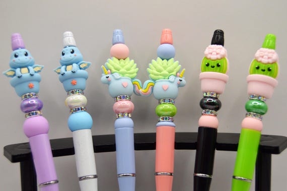 Succulent Pens, Cactus, Dragon, Unicorn