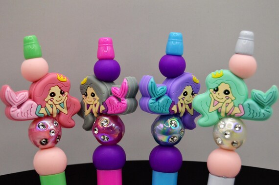 Sparkling Mermaid Pens in bright colors
