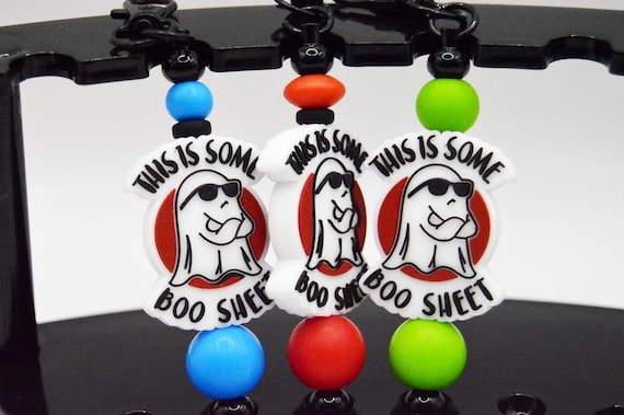 This is some Boo Sheet Key Chain, Funny, Ghost, Halloween, Sarcastic, Punny