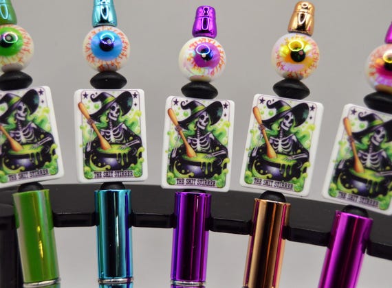 Tarot style pen "The Shit Stirrer" witchy gift