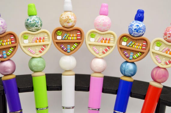 Heart Bookshelf Pens