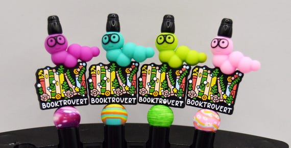 Booktrovert Bookworm pens with refills