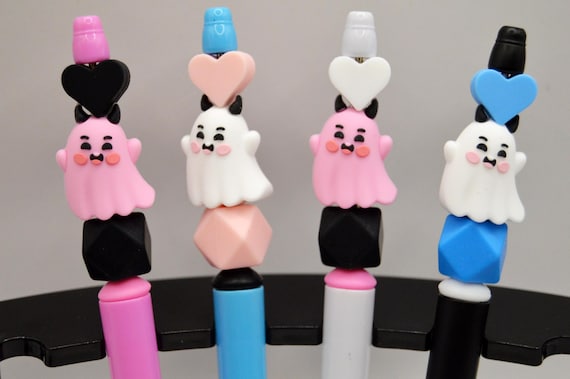 Cutie Pie Devil Ghost Pens in Pink and White