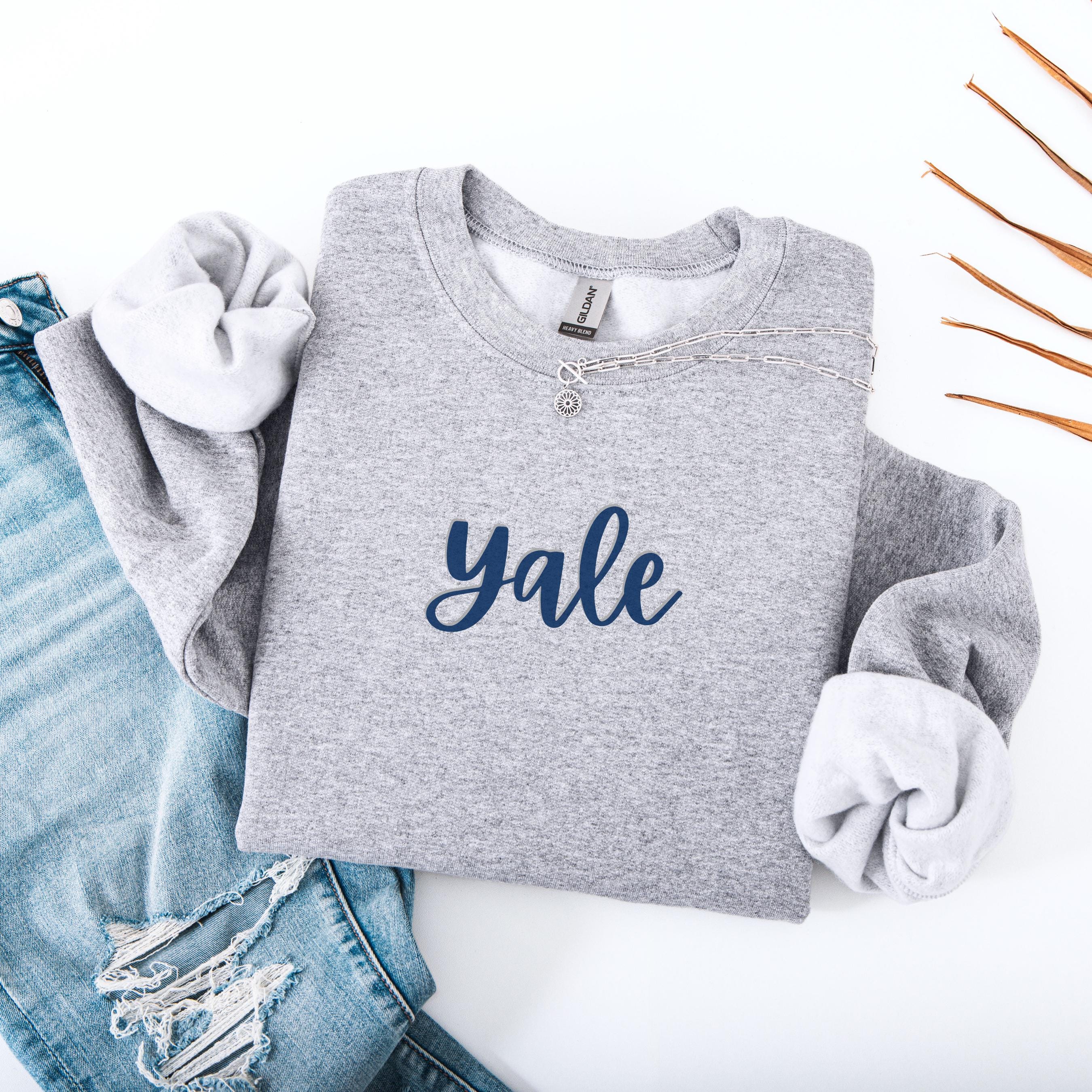 Sweat-shirt Vintage Yale Réversible M/L - Logo Bouledogue Blanc, Occasion Très Bon état