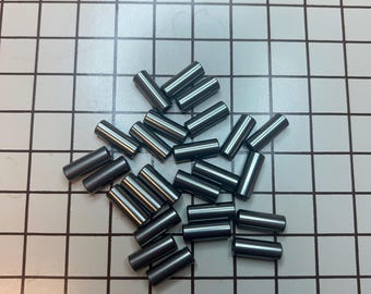 25 Stück geborgene Wolframcarbid-Hülsen - Steampunk, Schmuckherstellung