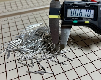 Geborgene Aluminium Miniatur Pins: Steampunk Schmuckherstellung - Lot von 200