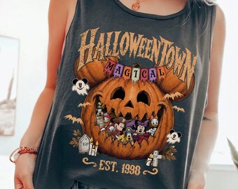 Comfort Colors® Halloweentown Tank Top,Halloweentown University, Custom Disney Halloween,Disneyworld Tank Tops Women,Disney Tank Top Women